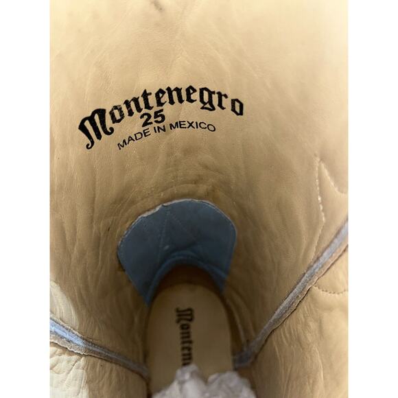 COPY - N.O.S. ⭐ MONTENEGRO ⭐ HORNBACK ⭐WOMENS SZ 8⭐ CAIMAN ⭐ RARE ⭐ WESTERN⭐ BO… - Picture 6 of 7